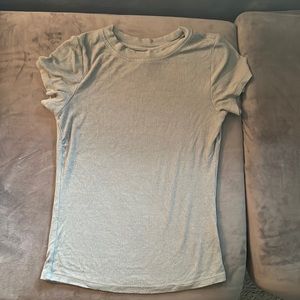 Xs, light green shirt but it fits more like a medium.